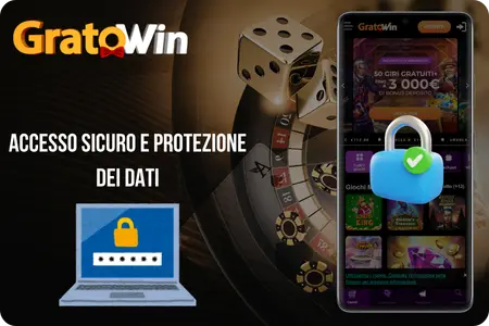 Accesso sicuro e protezione dei dati Account GratoWin Casino