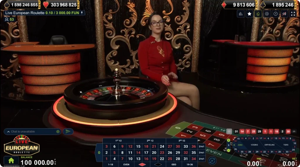 Gratowin European Roulette campana