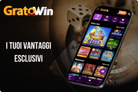 Vantaggi esclusivi del casinò GratoWin